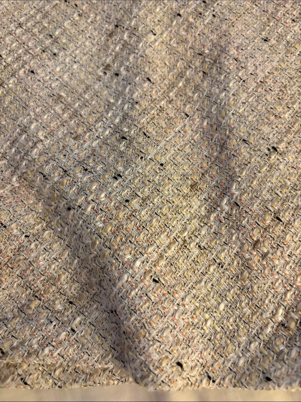 Ann Taylor Cream Tweed Midi Skirt with Flecked Detail - Picture 6 of 9